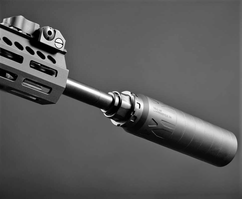 Dead Air Xeno mount and flash hider combo with suppressor on a rifle